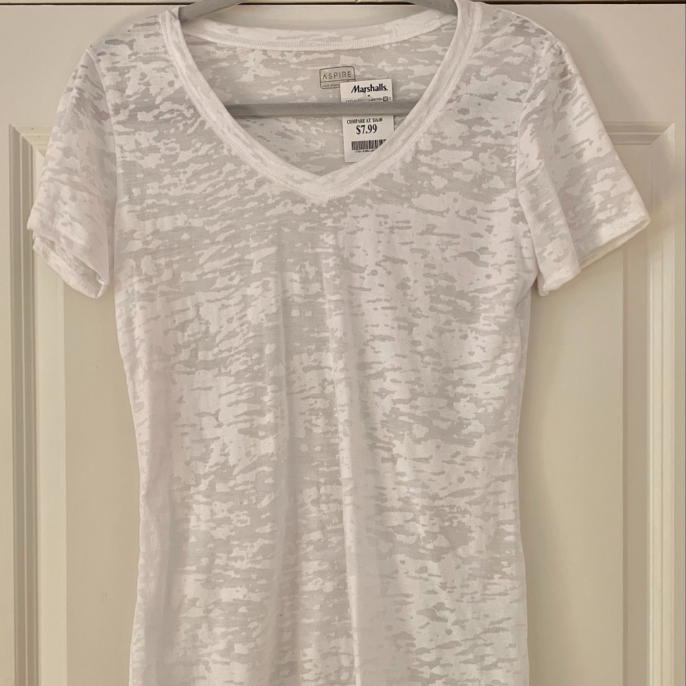 white teashirt